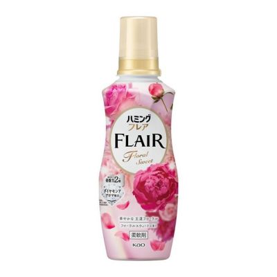 Kao Humming Flair Floral Sweet Кондиционер для белья, сладкий цветочный аромат, 520 г