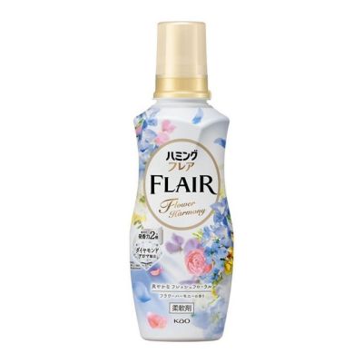 Kao Humming Flair Flower Harmony Кондиционер для белья, свежий цветочный аромат, 520 г