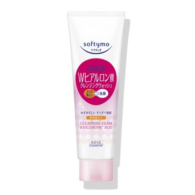 KOSE Softymo Cleansing Wash Очищающее средство для умывания и демакияжа с гиалуроновой кислотой, 190 г