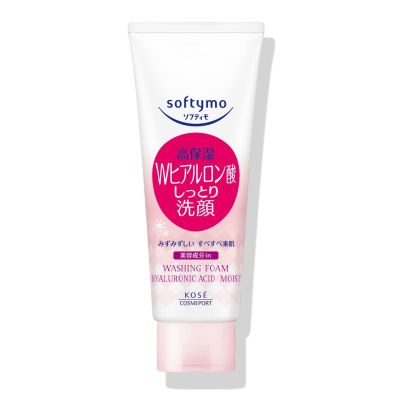 KOSE Softymo Facial Cleanser Moist Пенка для умывания с гиалуроновой кислотой 150 г.