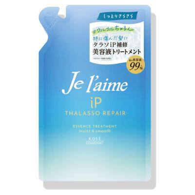 KOSE Je laime iP Thalasso Repair Essence Treatment Moist & Smooth Увлажняющий, разглаживающий кондиционер, пополнение 340 мл