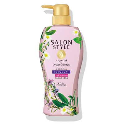 KOSE Salon Style Conditioner Rich Moisture Увлажняющий кондиционер, сладкий цветочный аромат, 500 мл