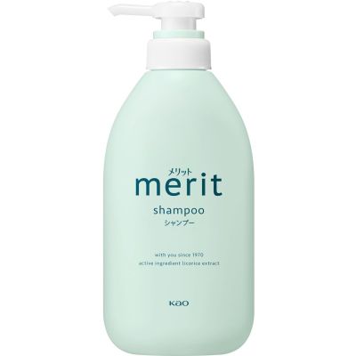 Kao Merit Shampoo Увлажняющий шампунь от перхоти, с дозатором 450 мл