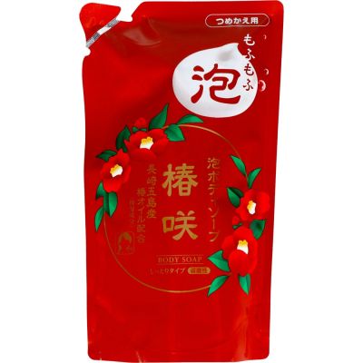 Rocket Soap Foaming Body Soap Tsubaki Saki Пенистое мыло для тела, пополнение, 480 мл