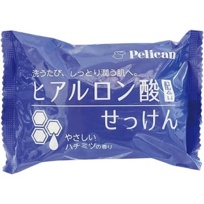 Pelican увлажняющее гигиеническое мыло с гиалуроновой кислотой, 75 г