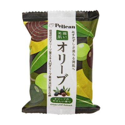 Pelican Family Soap Olive косметическое мыло с маслом и экстрактом листьев оливы, 80 г