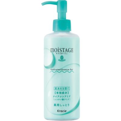 Kracie Moistage Essence Gel Moisturizing Универсальный Гель-Сыворотка с ниацинамидом, коллагеном, керамидом 180 г