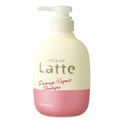 Kracie Ma & Me Latte Damage Repair Shampoo Шампунь для поврежденных, сухих волос для взрослых и детей, 490 мл
