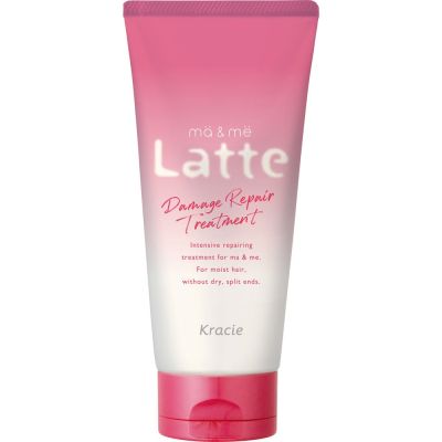 Kracie Ma & Me Latte Extra Damage Care Treatment Уход для поврежденных, сухих волос для взрослых и детей, 180 г