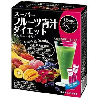 Nippon Pharmaceutical Yakken Super Fruit ＆ Aojiru порошок сока 30 пакетов. До 10/2027