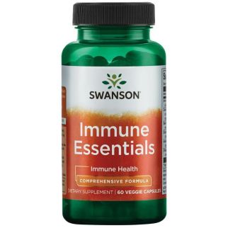Swanson Immune Essentials, поддержка иммунитета, 60 веганских капсул на 60 дней приема. До 06/2025