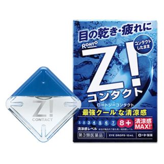Rohto Z Contact Капли, снимающие дискомфорт при ношении любых контактных линз, индекс 8, 12 мл. До 02/2027