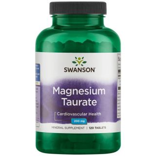 Swanson Magnesium Taurate Магний таурат 120 таб