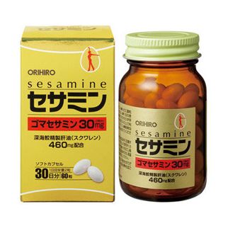 Orihiro Sesamine сезамин + сквален 60 капс на 30 дней