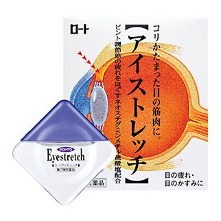 Rohto Eyestrech Капли от усталости и напряжения глаз, индекс свежести 3, 12 мл. До 03/2027