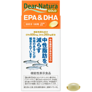 Asahi Dear-Natura Gold EPA (600 мг) + DHA (260 мг) рыбий жир 360 капс на 60 дней