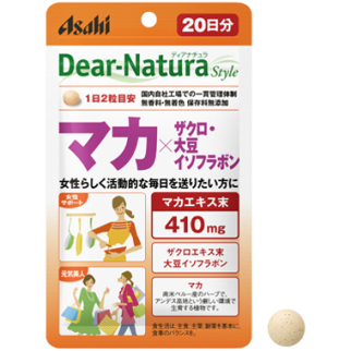 Asahi Dear Natura экстракт Маки (410 мг) + экстракт граната + соевые изофлавоны 40 таблеток на 20 дней