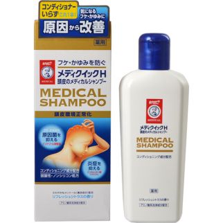 Rohto Quick H Scalp Medical шампунь от перхоти, зуда и запаха кожи головы 200 мл