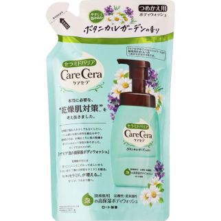 Rohto Care Cera Глубоко увлажняющий гель для душа с ароматом ботанического сада, сменный блок 350 мл