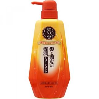 Rohto 50 MEGUMI Conditioner Питательный коллагеновый кондиционер для волос 400 мл