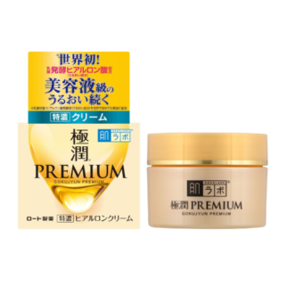 HadaLabo Gokujun Premium Hyaluronic Cream увлажняющий крем, 7 видов гиалуроновой кислоты, 50 г