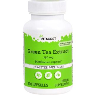 Vitacost (США) Экстракт зеленого чая стандартизированный 250 мг 100 капс