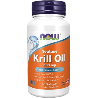 Now Neptune NKO Krill Oil 500 mg. Масло криля 60 ЖК