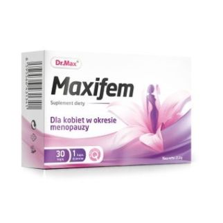 Dr.Max Maxifem изофлавоны сои, экстракт хмеля, ресвератрол, витамины 30 капсул на 30 дней