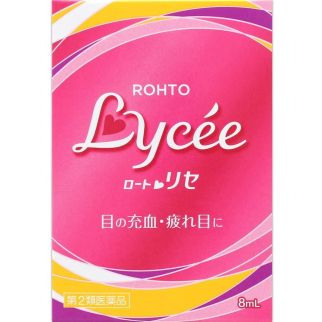 Rohto Lycee глазные капли от покраснения и усталости глаз, 8 мл. До 12/2026