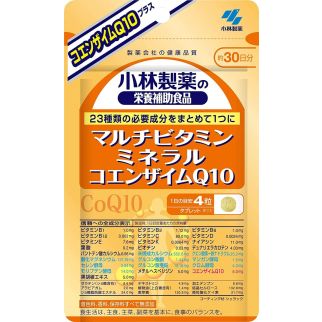 Kobayashi витамины, минералы, кофермент Q10, 120 таблеток на 30 дней. До 06/2026