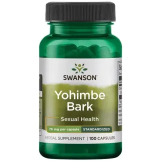 SWANSON Yohimbe Bark кора Йохимбе 300 мг 100 капсул