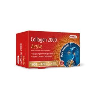 Dr.Max Collagen 2000 Active коллаген пептид (тип I ) 1000 мг в каждой таблетке + вит С 120 таблеток