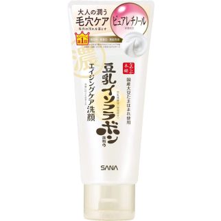 Sana Nameraka Honpo WR гель-пенка для умывания с ретинолом и ферментированным соевым молоком 150 г.