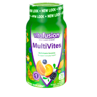 Vitafusion MultiVites™ комплекс мультивитаминов для подростков, жевательные таблетки, 70 шт