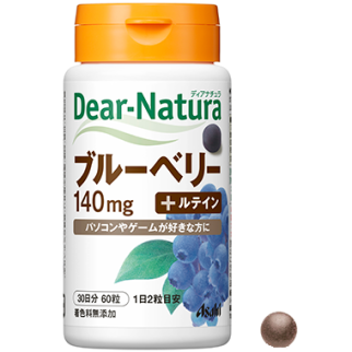 Asahi Dear Natura экстракты черники и черной смородины + лютеин, 60 таблеток. До 07/2026