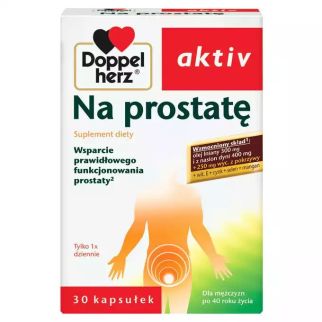 Doppelherz Aktiv Na prostatę комплекс для мужчин, 30 капсул. До 04/2026