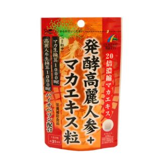 Unimat Riken Ферментированный женьшень + Экстракт маки, 62 таблетки. До 01/2026