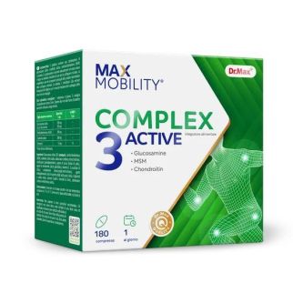 Dr.Max Complex 3 Active Глюкозамин, хондроитин, МСМ, витамин С, 180 таблеток. До 06/2026