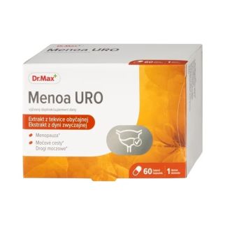 Dr. Max Menoa URO, менопауза и мочевыводящие пути, 60 капсул на 60 дней приема. До 08/2027