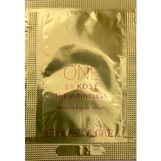 ONE BY KOSE The Wrinkless Repair Serum омолаживающая сыворотка для кожи вокруг глаз и губ, пробник 0.5 мл