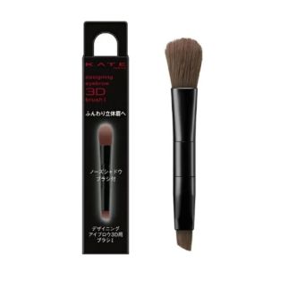Kanebo KATE Designing Eyebrow 3D Brush I Двустороняя мини-кисть для создания 3D бровей