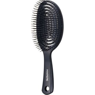 Shanti Mapepe 3D Super Fit Щетка для распутывания и сушки волос, гибкая 3D, цвет черный