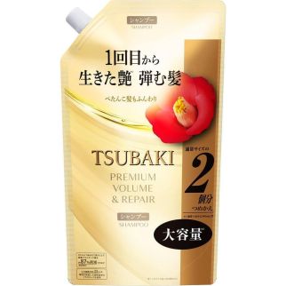 Shiseido TSUBAKI Premium Volume & Repair Шампунь восстановления и объем премиум-класса, пополнение 600 мл