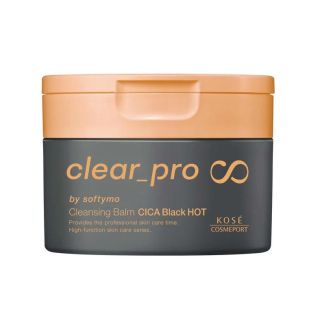 Kose Softymo Clear Pro CICA Black Hot Согревающий очищающий бальзам для умывания и демакияжа, 90 г