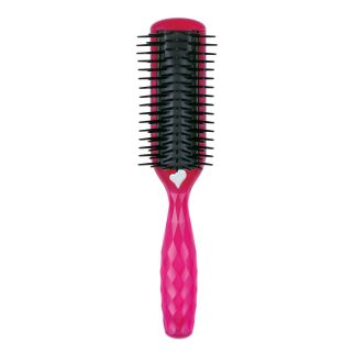 Kai Anti-static Styling Brush L KQ1170 Антистатическая щетка для укладки волос, рубиново-розовая