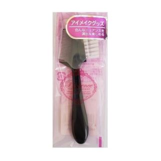 Shobido Brush & Comb PV44006 Компактная щеточка и расческа для ухода бровями, с колпачком