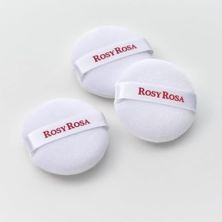 Rosy Rosa Microfiber Puff S 3P Маленькая пуховка для пудры, микрофибра, 3 шт