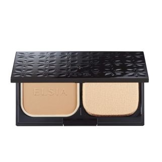 Kose Elsia Platinum BB Powder Foundation SPF21/PA++ Пудровый ВВ крем в футляре со спонжем, 405 Ocher, 10 г
