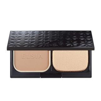 Kose Elsia Platinum BB Powder Foundation SPF21/PA++ Пудровый ВВ крем в футляре со спонжем, 205 Pink Ocher, 10г