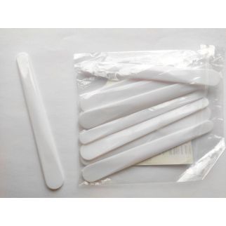 Yiwu Spatula Шпатель для крема, масок двусторонний, пластиковый, 150 мм, 10 шт